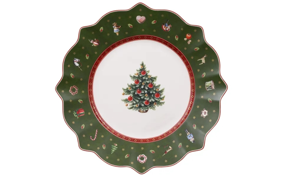 Villeroy & Boch Toy's Delight Plate Ø24.4 Cm White-green