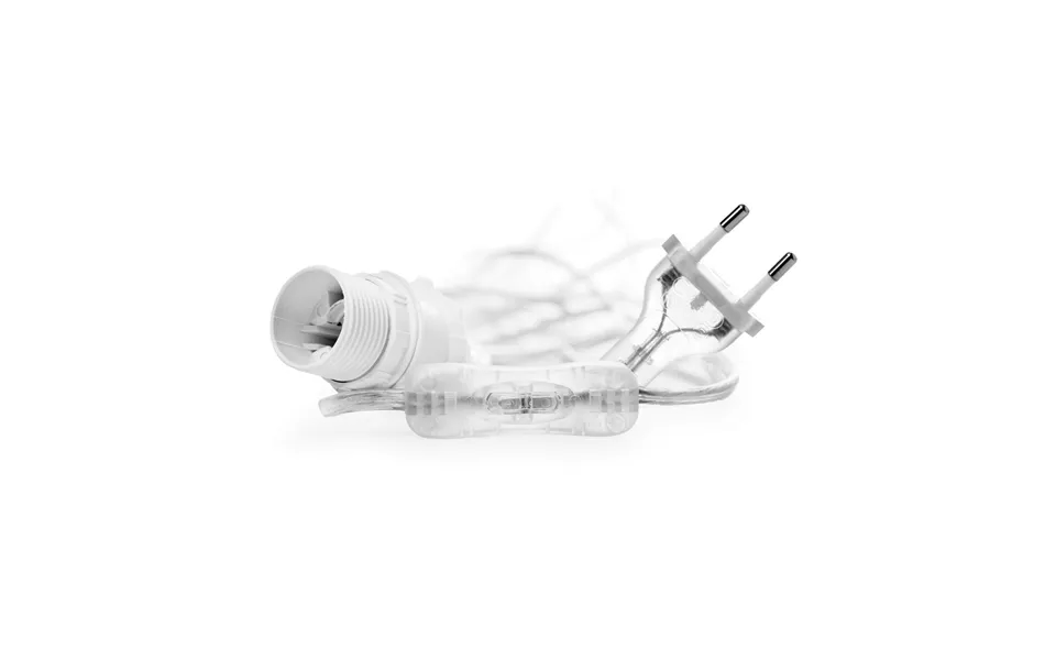 Watt & Veke Watt & Veke Cable With Switch Transparent 5 M