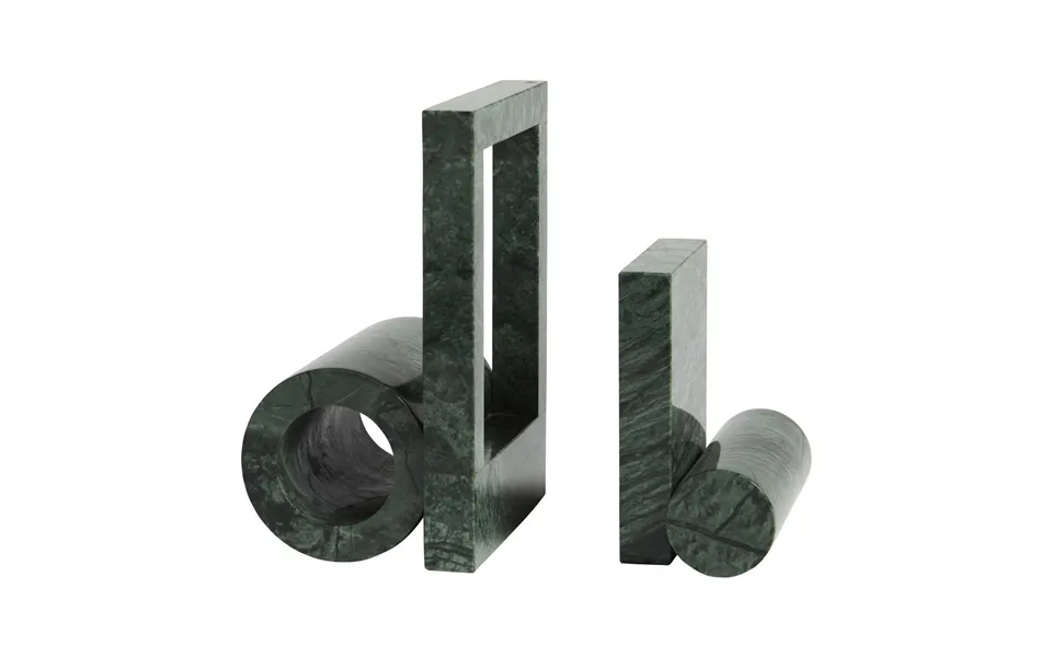 Woud Booknd Book Support Marble Green