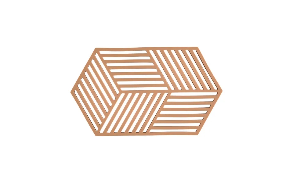 Zone Denmark Hexagon Trivet Large Light Terracotta