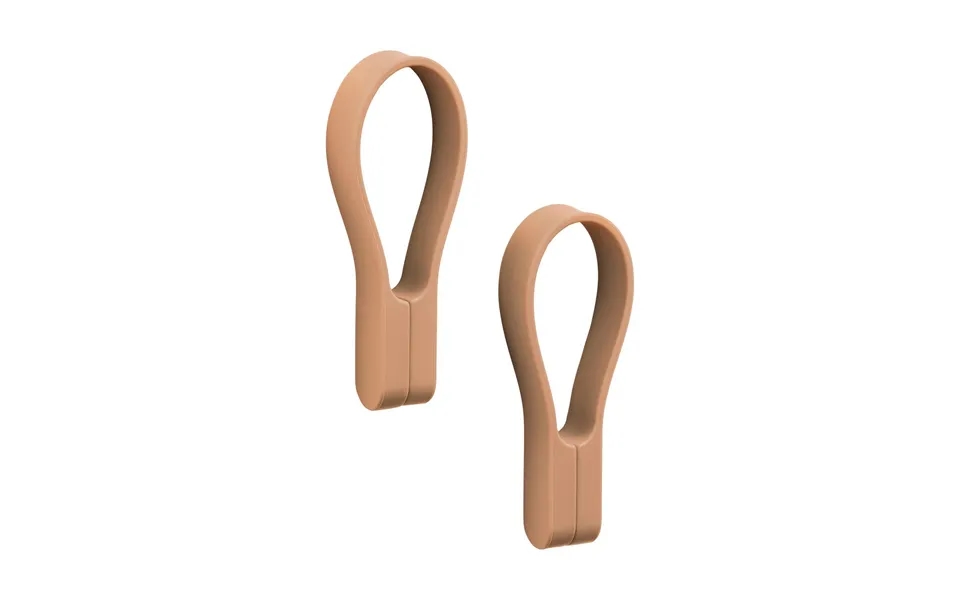 Zone Denmark Loop Towel Hanger Magnet 2-pack Mandarine