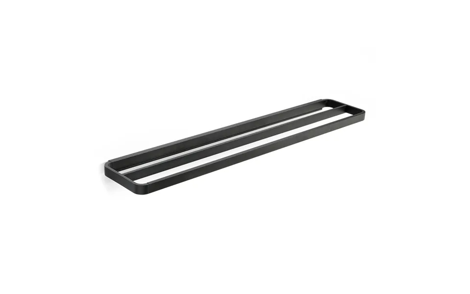 Zone Denmark Rim Towel Rack Double 12x70 Cm Black