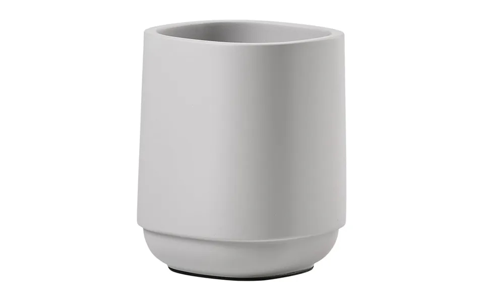 Zone Denmark Time Toothbrush Mug 9.8 Cm Soft Grey