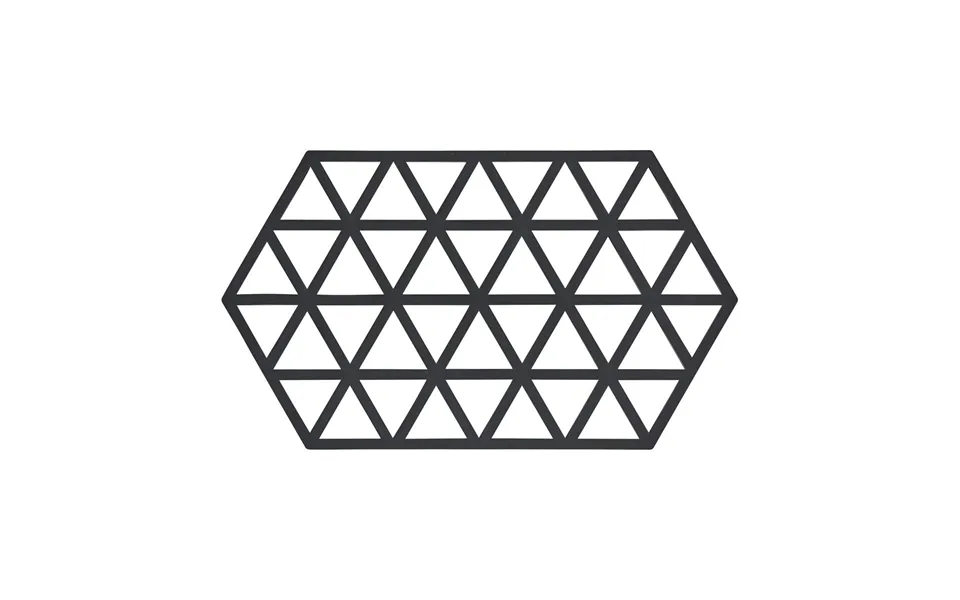 Zone Denmark Triangles Trivet 14x24 Cm Black