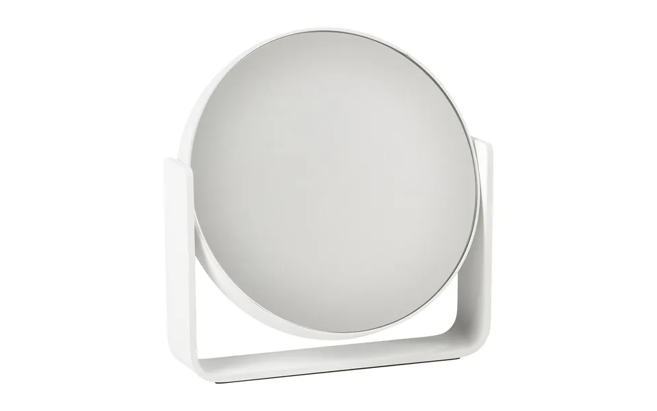 Zone Denmark Ume Table Mirror With 5x Magnification 19x19.5 Cm White