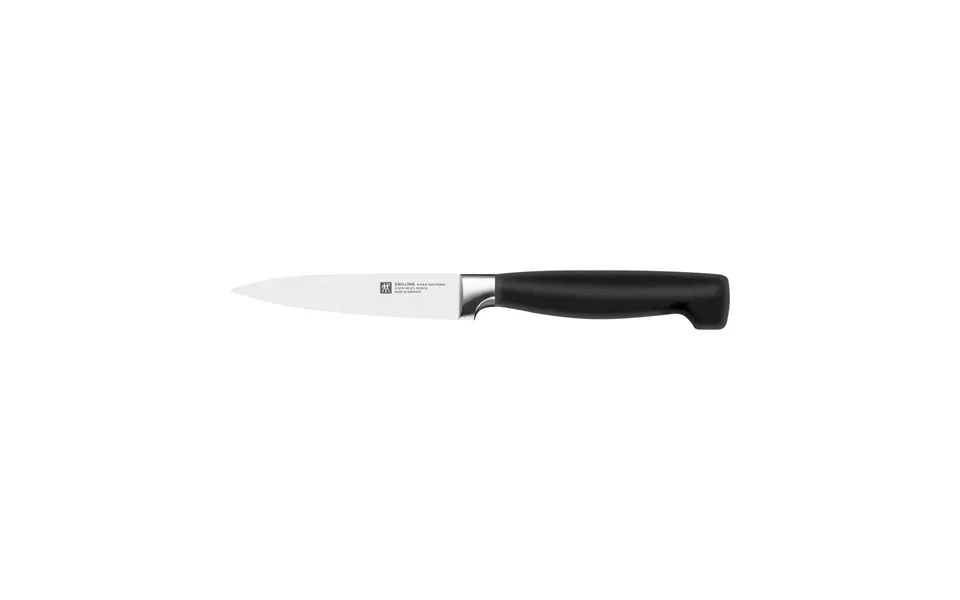 Zwilling Zwilling Four Star Paring Knife 10 Cm Black-stainless Steel
