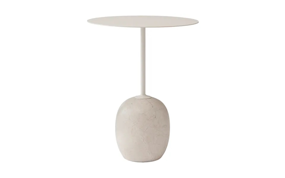 &tradition Lato Side Table Ln8 Ivory White-crema Diva Marble