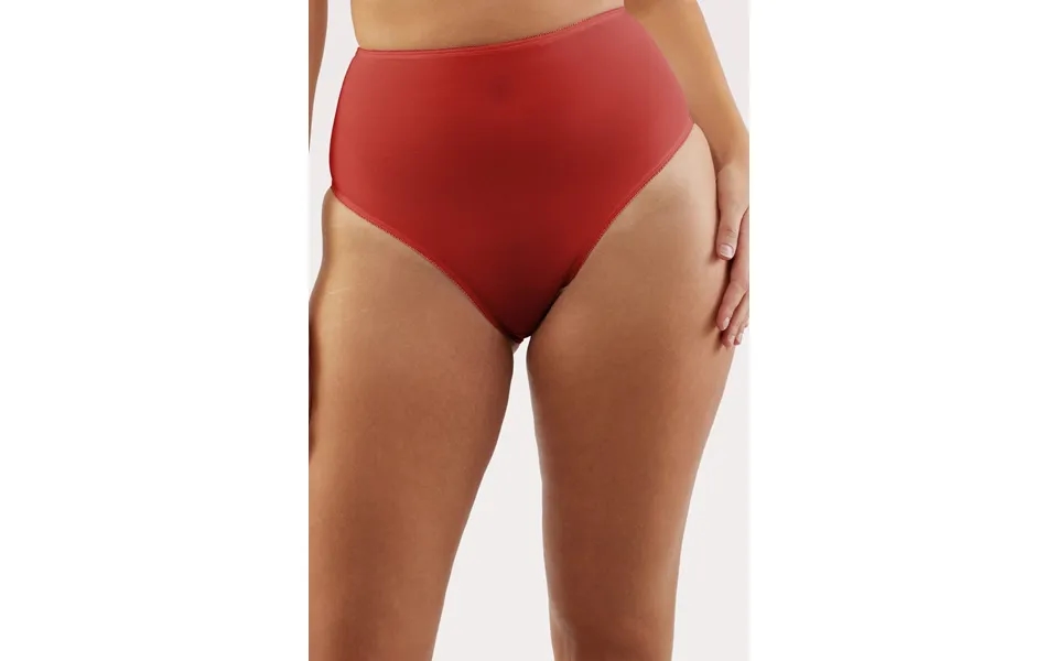 Annette Red Classic High Waist Brief 20