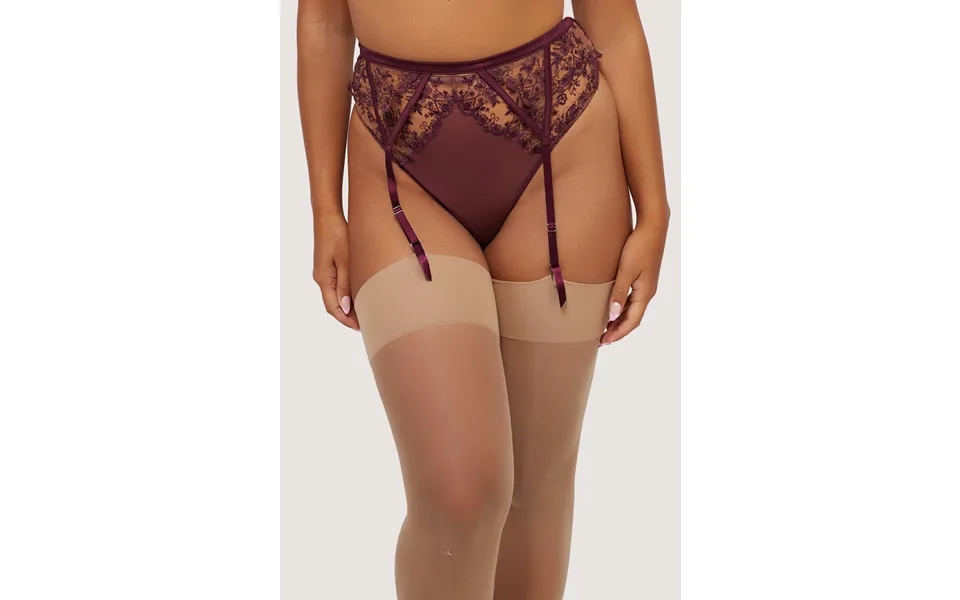 Cassia Wine Custom Embroidery Suspender 12