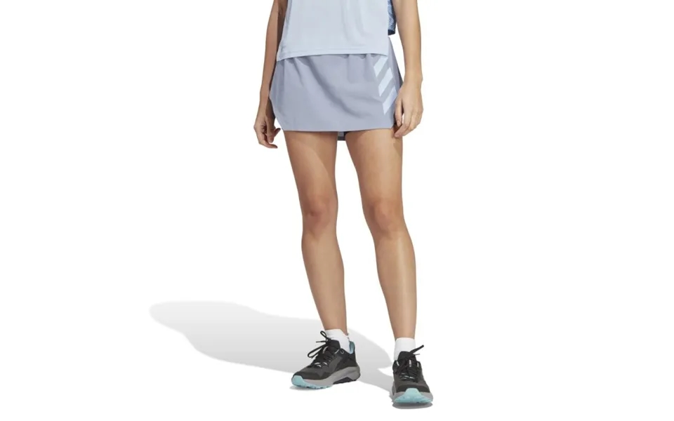 Adidas Agr Pro Skirt For Women Grey - Comfortable Running And Training Skirt With Breathable Fabric