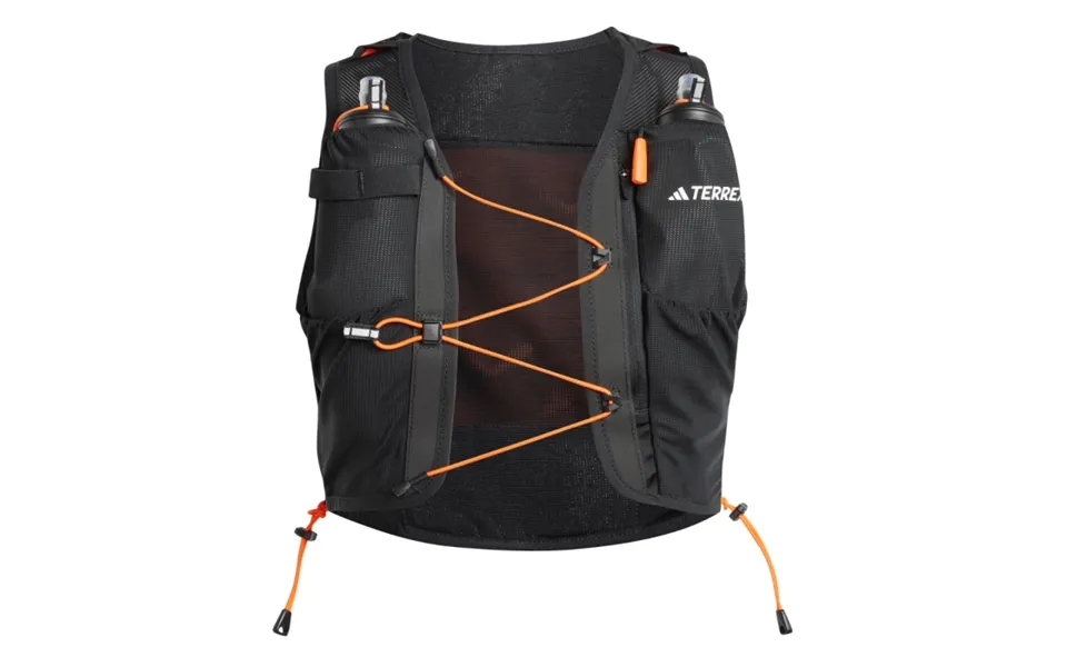 Adidas Terrex Trail Vest 12l Black Lightweight Hydration Pack For Trail Running & Outdoor Adventures