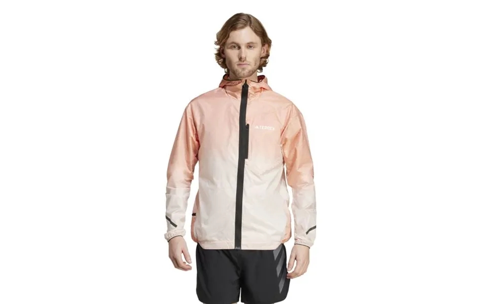 Adidas Xrp Light Windbreaker M - Windproof Running Jacket In Orange For Blustery Days Eu