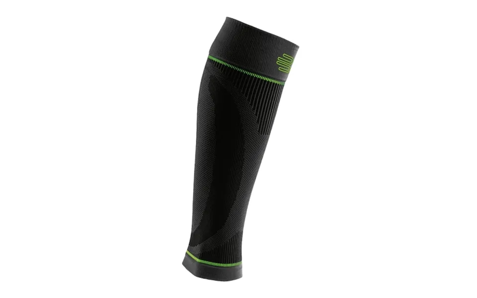 Bauerfeind Sports Compression Sleeves For Lower Legs M Long Black - Enhanced Support For Running And Sports Performance