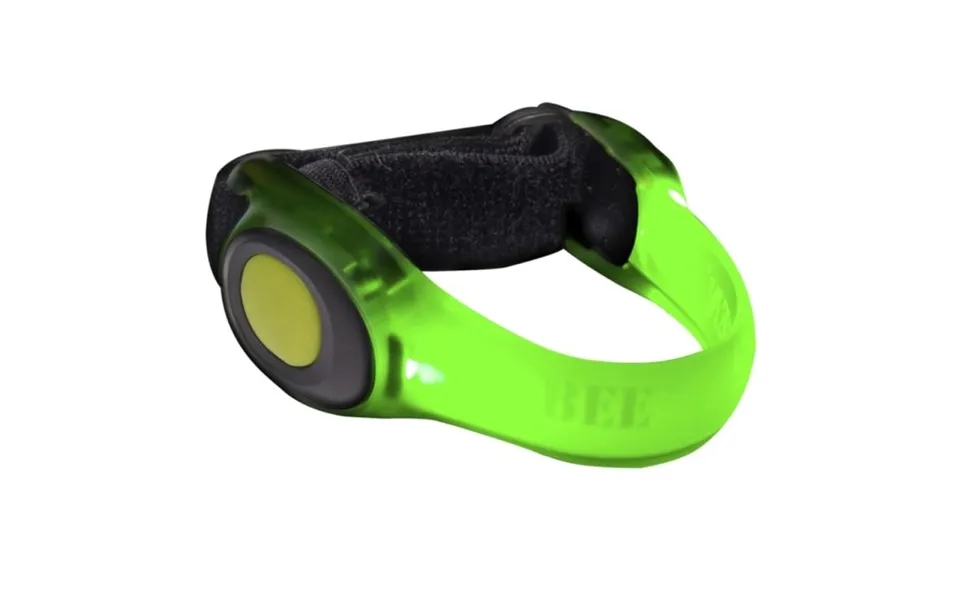 Bee-safe Led Safety Band In Green Enhance Visibility For Night Running
