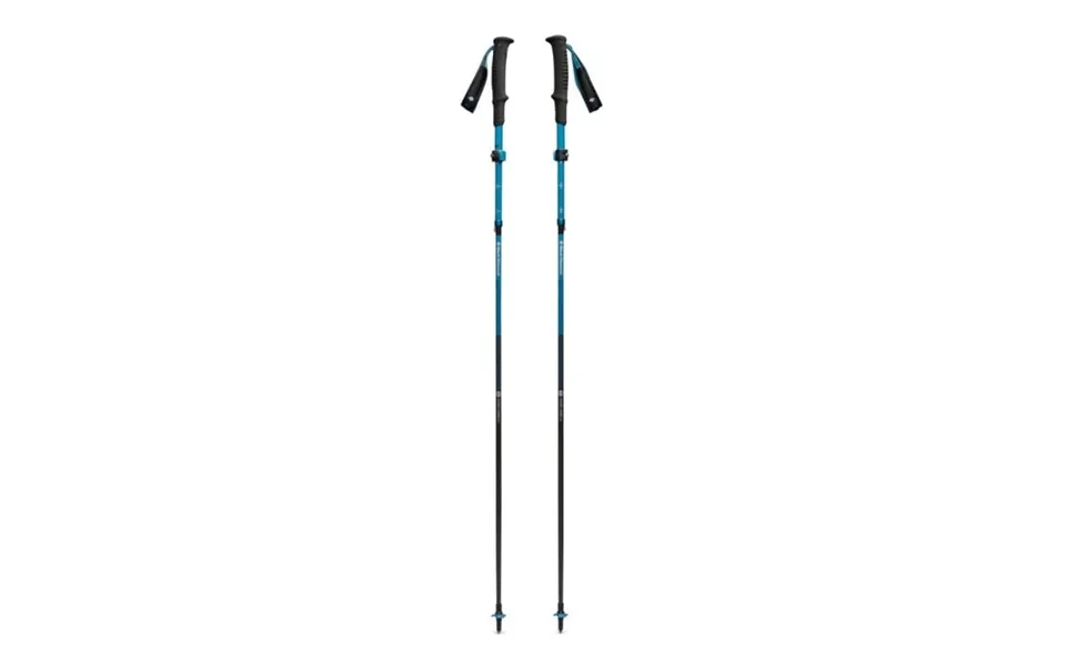 Black Diamond Distance Carbon Flz Poles - Lightweight Blue Trekking Poles For Trail Running