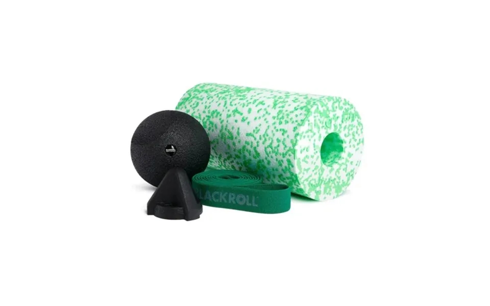 Blackroll Back Box - Essential Massage Tool For Recovery And Wellness In Black Green