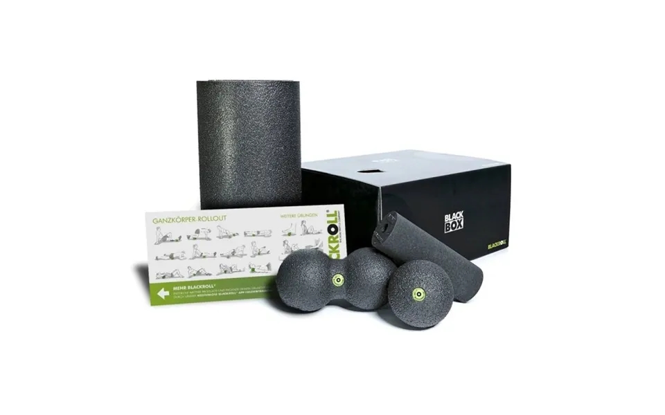 Blackroll Blackbox Set - 3 Essential Massage Tools For Muscle Recovery And Pain Relief, Ideal For Runners And Athletes