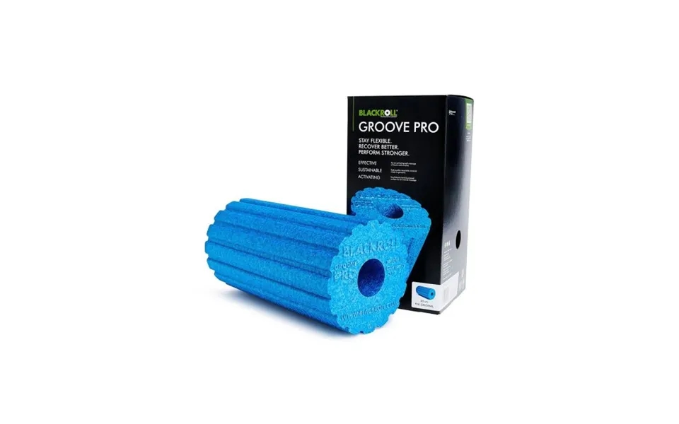 Blackroll Groove Pro Blue Massage Roller For Enhanced Recovery And Muscle Relief