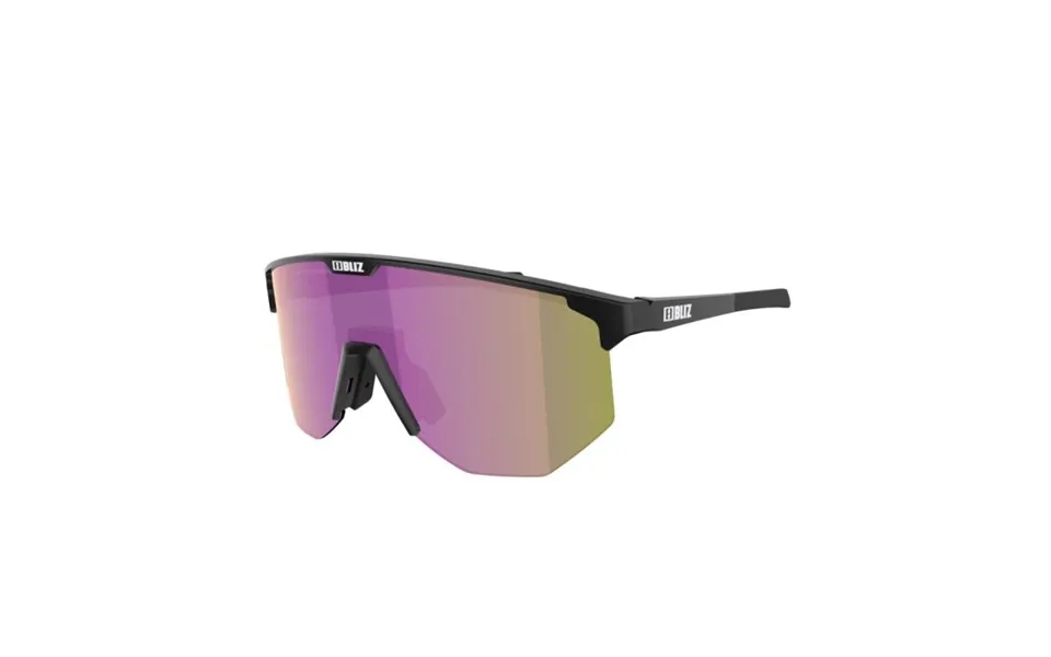 Bliz Active Hero Matt Black Sunglasses With Purple Multi Lenses For Runners