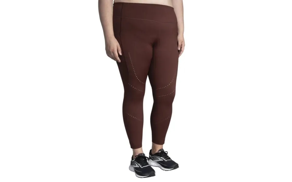Brooks Method 7 8 Tight Long Tights For Women Comfortable - Supportive Running And Training Gear In Stylish Brown