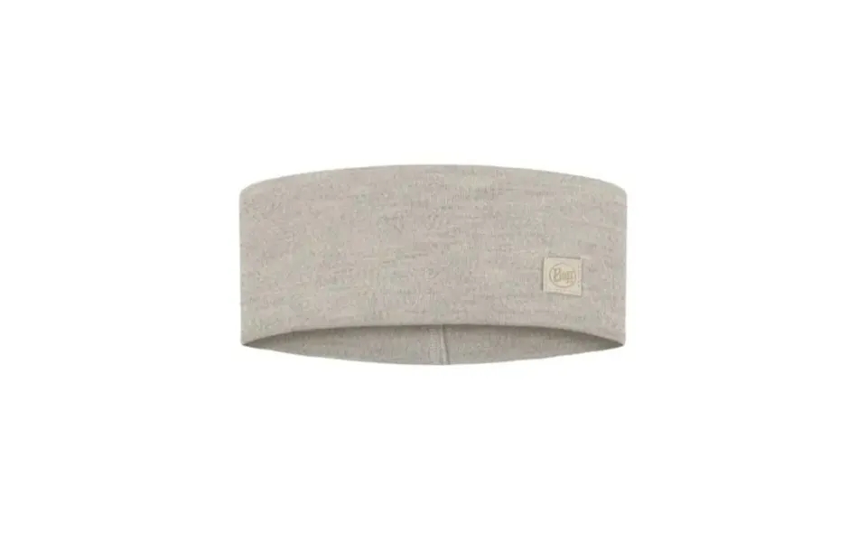 Buff Merino Wide Headband One Size Gray Women