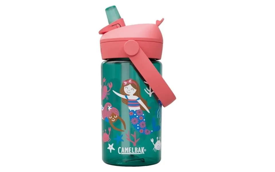 Camelbak Thrive Flip Straw Kids 400ml Pink Hydration Bottle - Mermaid Friends Design
