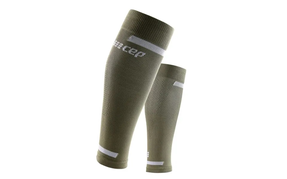 Cep Compression Calf Sleeves V4 For Men - Olive Green Running Support Gear