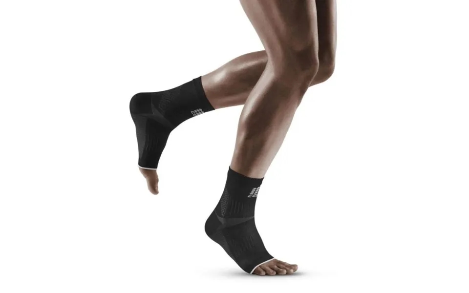 Cep Ortho Plantar Compression Sleeves - Black Grey For Enhanced Running Support