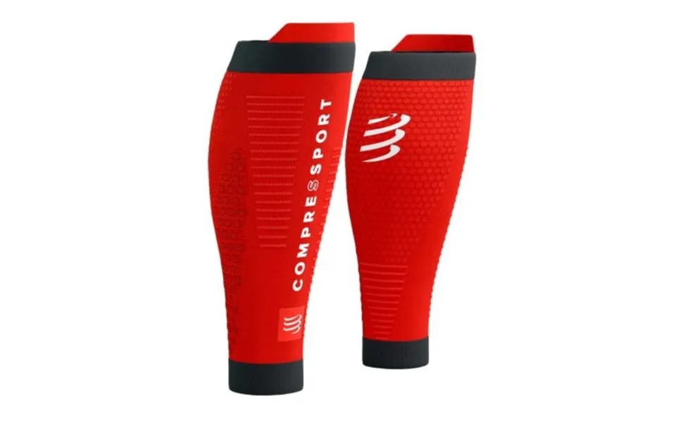 Compressport R2 3.0 Red Black Leg And Arm Tubes For Enhanced Running Performance