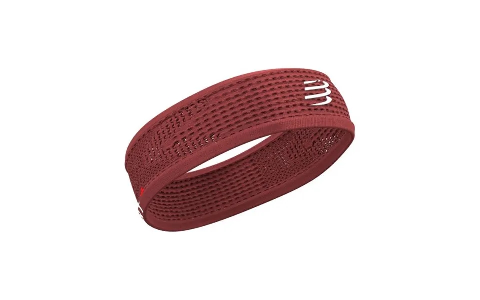 Compressport Thin Headband Red Superior Sweat-wicking Running And Training Headwear