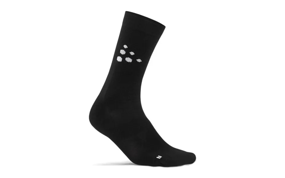 Craft Active Hypervent Socks Size 40-42 Eu - Black White, Ideal For Running And Training