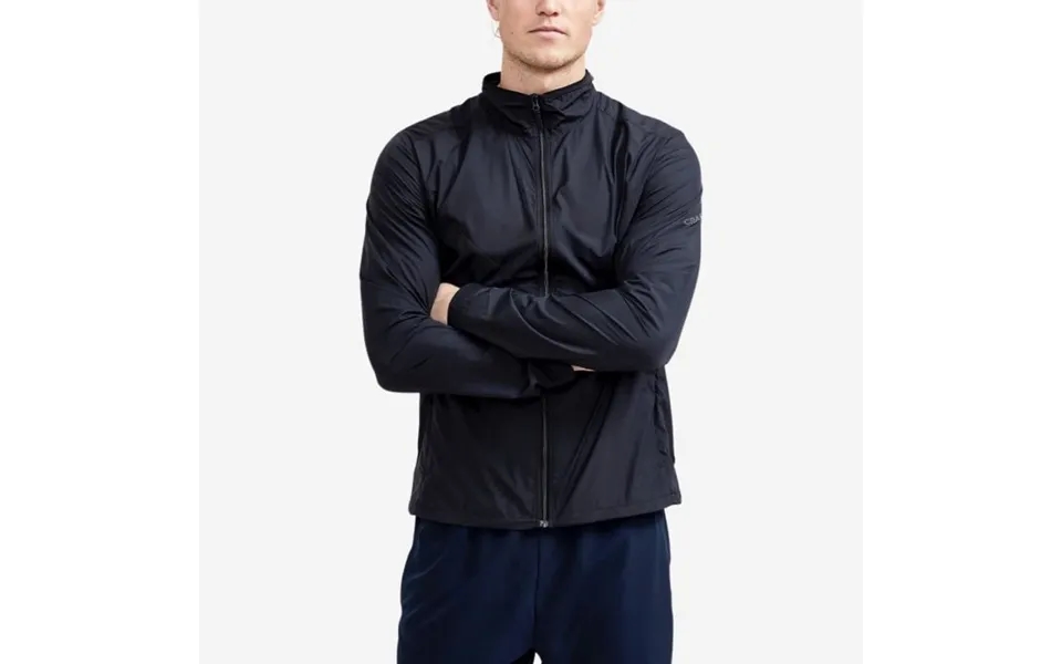 Craft Adv Essence Wind Jacket - Lightweight, Breathable Running Jacket In Black For Optimal Comfort And Performance