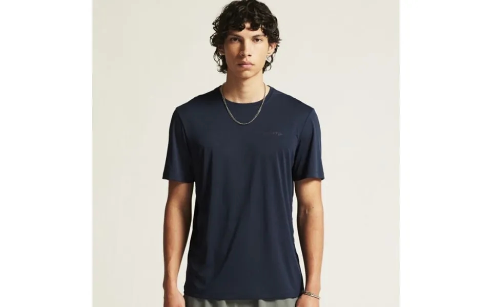 Craft Core Essence Ss Tee M - Blue Running T-shirt For Training, Lightweight And Breathable Performance Gear M