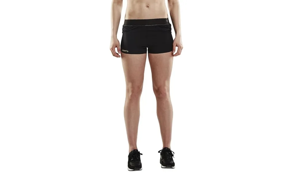 Craft Shade Racing Shorts - Lightweight And Breathable Running Shorts In Black Champagne, Size L