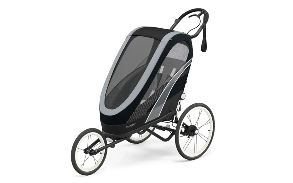 Cybex Zeno One Box Stroller In Black - Ideal For Active Parents On The Go