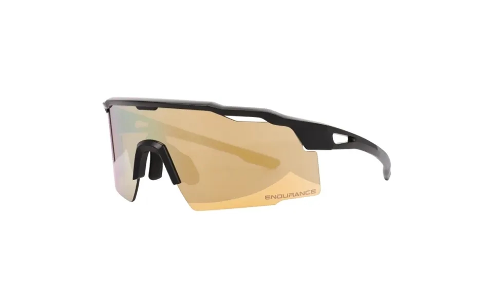Endurance Golden Rod Half-frame Sports Sunglasses For Active Outdoor Enthusiasts