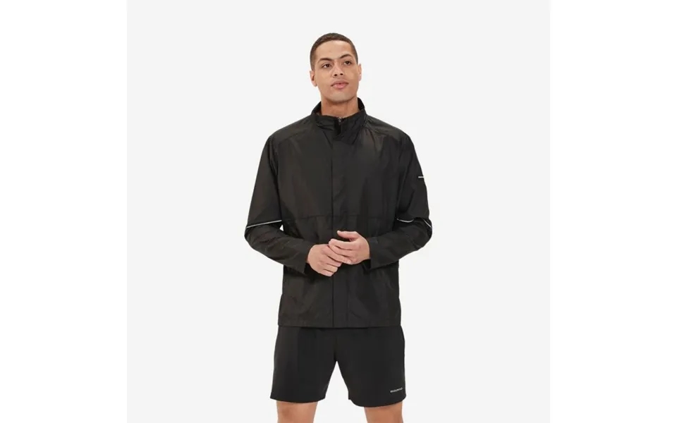 Endurance Novant Functional Jacket For Men - Lightweight Running Essential In Black