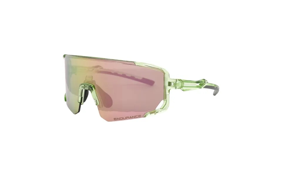 Endurance Paradise Green Half-frame Sports Sunglasses For Active Outdoor Enthusiasts