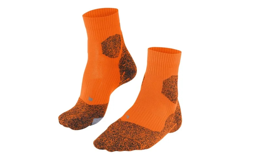 Falke Ru Trail Grip Socks 44-45 Eu - Ultimate Comfort And Support For Trail Running In Orange