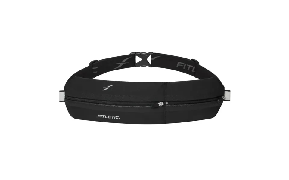 Fitletic Bolt Black Running Belt Secure Your Essentials For Every Run