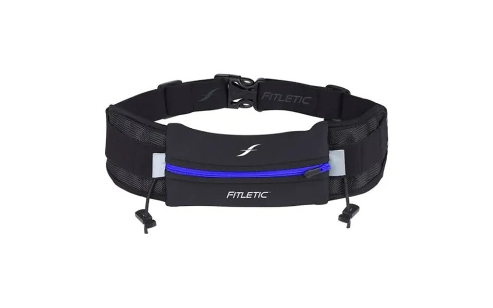 Fitletic Ultimate 1 Black Running Belt For Active Runners Secure & Lightweight Design