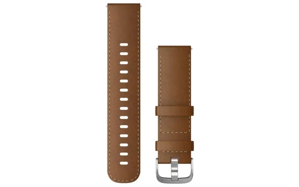 Garmin Quick Release 22 Mm Brown Leather Strap For Stylish Watch Customisation