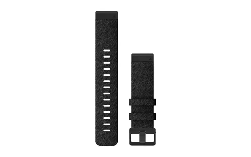 Garmin Quickfit 22 Nylon Strap In Heathered Black For Active Lifestyles
