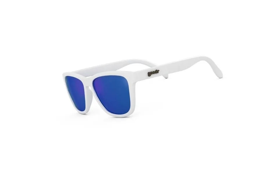 Goodr Iced By Yeti Sunglasses - Stylish White Blue Shades For Active Outdoor Adventures