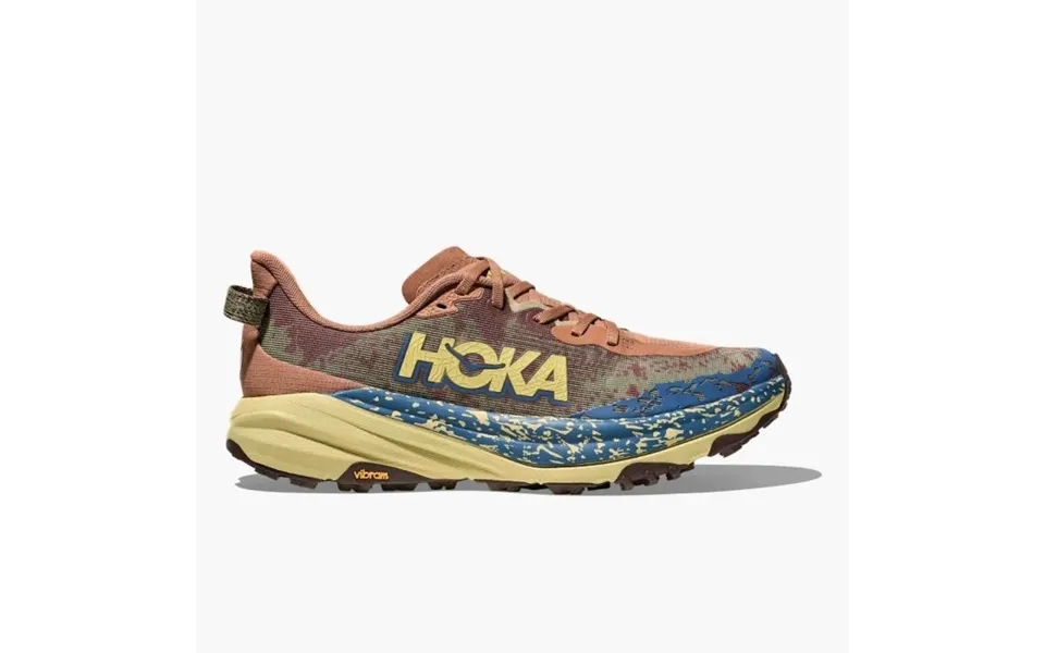 Hoka Speedgoat 6 Trail Running Shoes For Men 45 Eu Brown - Ideal For Trail Running And Rough Terrain