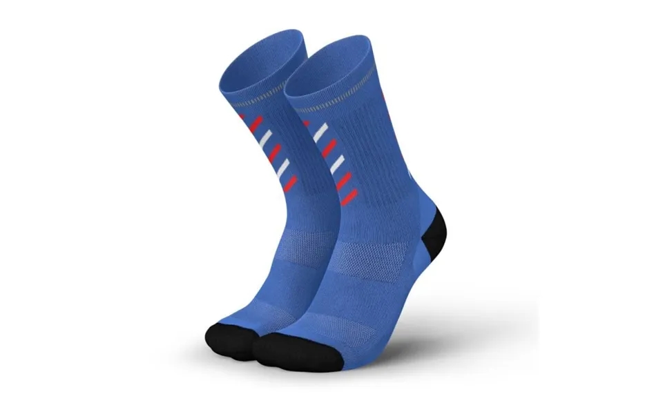 Incylence Merino Rise Socks Blue Size 47-50 Eu For Comfortable Running And Training
