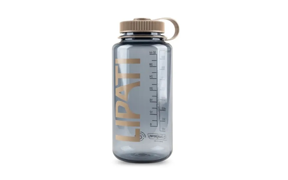 Lipati 1l Water Bottle - Stylish Hydration For Runners In Smoke Mocha