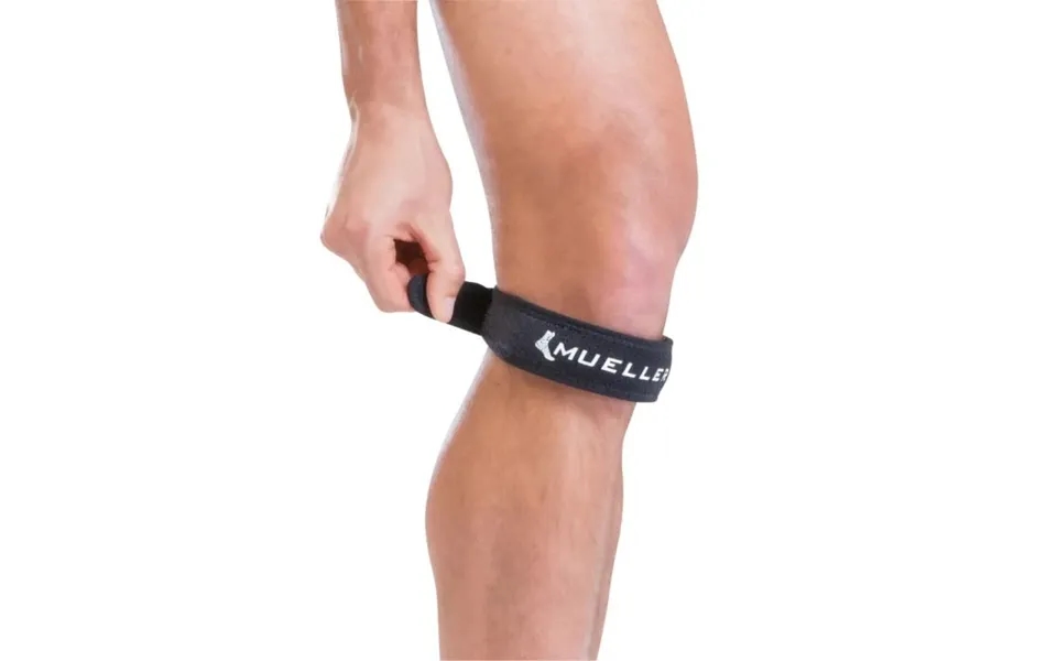Mueller Knee Strap For Jumper's Knee Supportive Relief For Runners And Active Lifestyles - Black