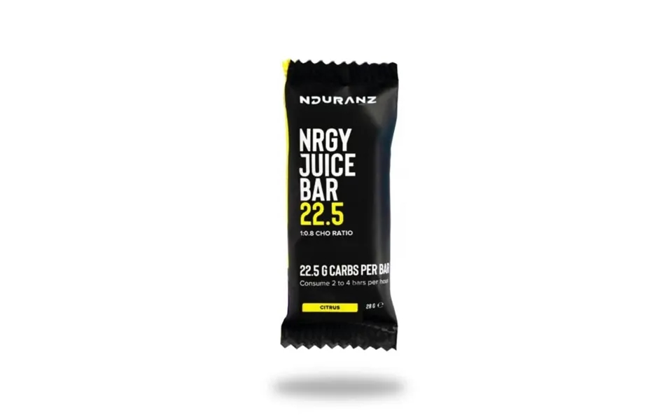 Nduranz Half Nrgy Citrus Energy Bars - Boost Your Running Performance 10x28g