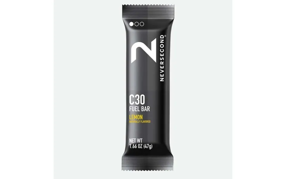 Neversecond C30 Lemon Fuel Bar - 12 Energy Bars For Endurance Athletes